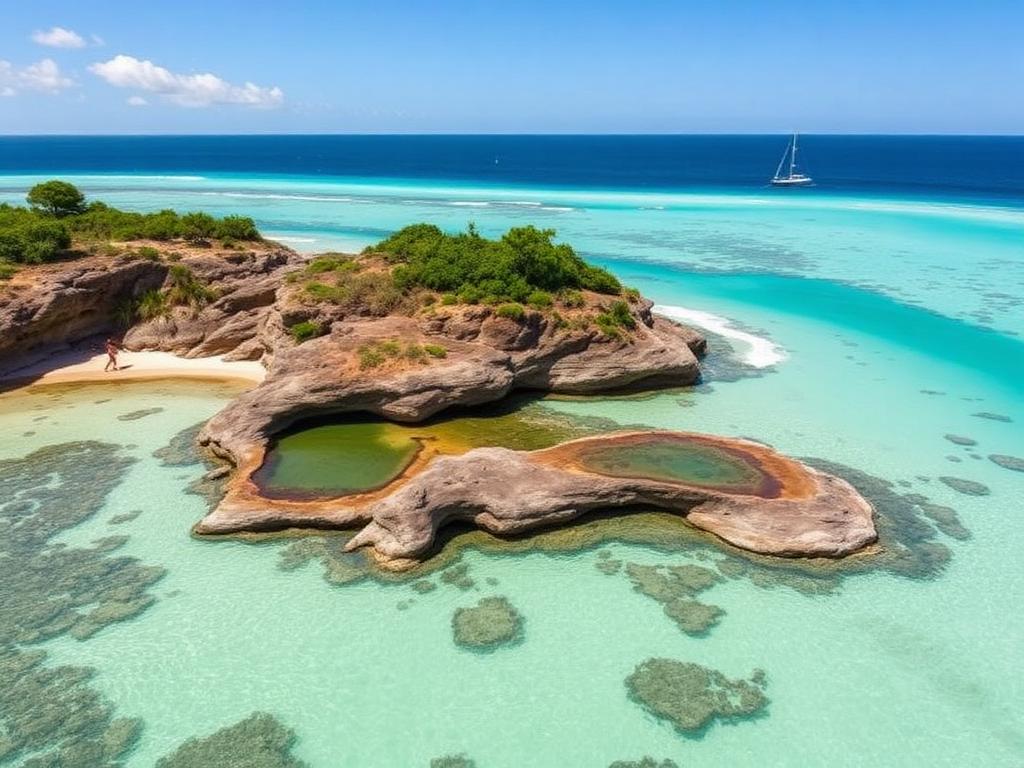 Piscinas naturais de águas transparentes em Maceió, Alagoas